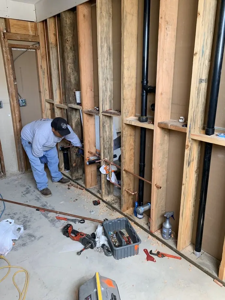Commercial rough-in plumbing for Commercial Plumbing in Ledyard